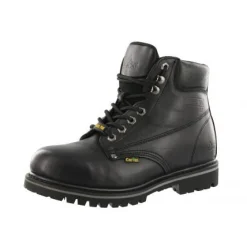 Cactus Men Black Steel Toe Work Boots Oil Resistant 622S