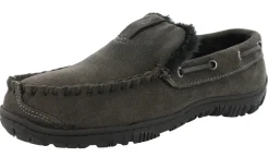 Clarks Men Warm Cozy Easy On Slip On Moccasin Slippers Warren