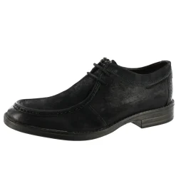 Clarks Mens Delsin Rise Black Dress Leather Shoes