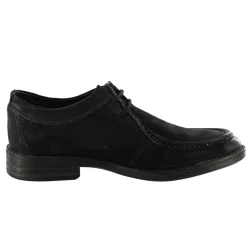 Clarks Mens Delsin Rise Black Dress Leather Shoes