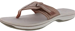 Clarks Women Cloudsteppers Walking Flip Flop Sandals Brinkley Jazz