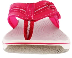 Clarks Women Cloudsteppers Walking Flip Flop Sandals Brinkley Jazz