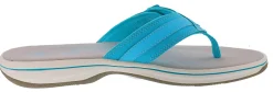Clarks Women Sandals Lightweight Flip Flops Breeze Sea