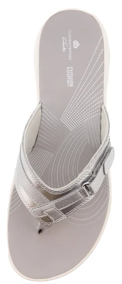 Clarks Women Sandals Lightweight Flip Flops Breeze Sea