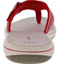 Clarks Women Sandals Lightweight Flip Flops Breeze Sea