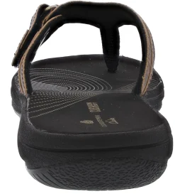 Clarks Women Sandals Lightweight Flip Flops Breeze Sea