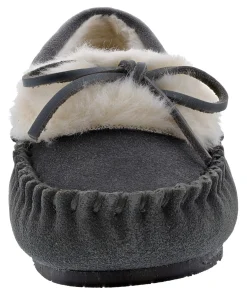 Clarks Women Warm Cozy Slip On Moccasin Slippers Holly
