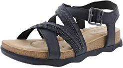 Clarks Women's Brynn Ave Adjustable Buckle Strap Sandals