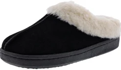 Clarks Women's JMS0587 Suede Indoor & Outdoor House Slippers