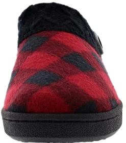 Clarks Women's Knitted Collar Clog Winter Slippers Angelina