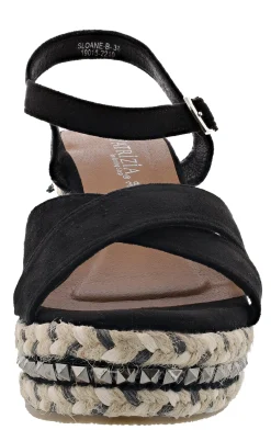 Patrizia Sloane Studded Wedge Sandals By Spring Step
