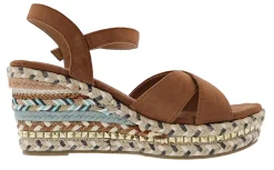 Patrizia Sloane Studded Wedge Sandals By Spring Step