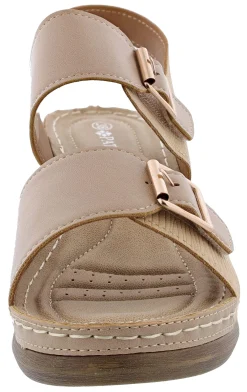Patrizia Women's Tavlin Wedge Sandals By Spring Step