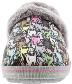 Skechers Bobs Women's Too Cozy Kitten Gloves Memory Foam Slippers