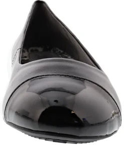 Softwalk Women's Napa 2E Wide Width Slip On Ballerina Flats